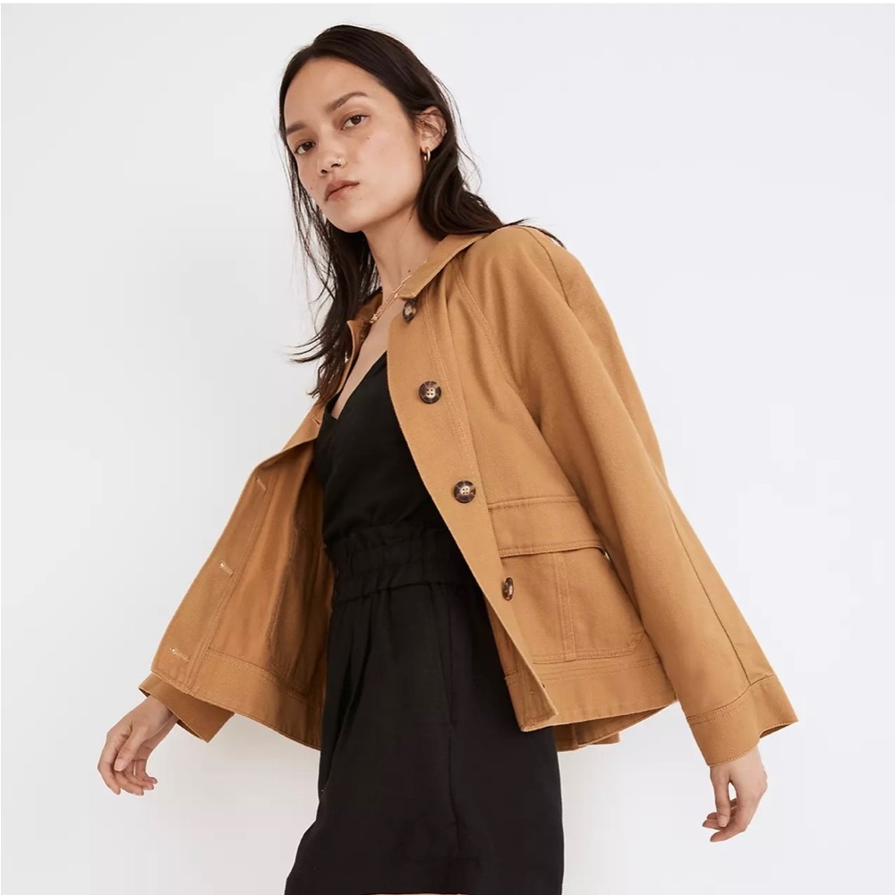 Madewell Camel Utility Jacket - Picture 2 of 7
